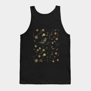 Little bird among leaves Tank Top